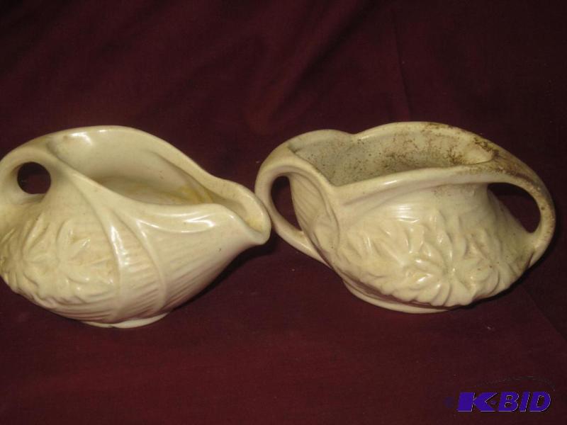 McCoy Creamer and Sugar - Matches lot 32