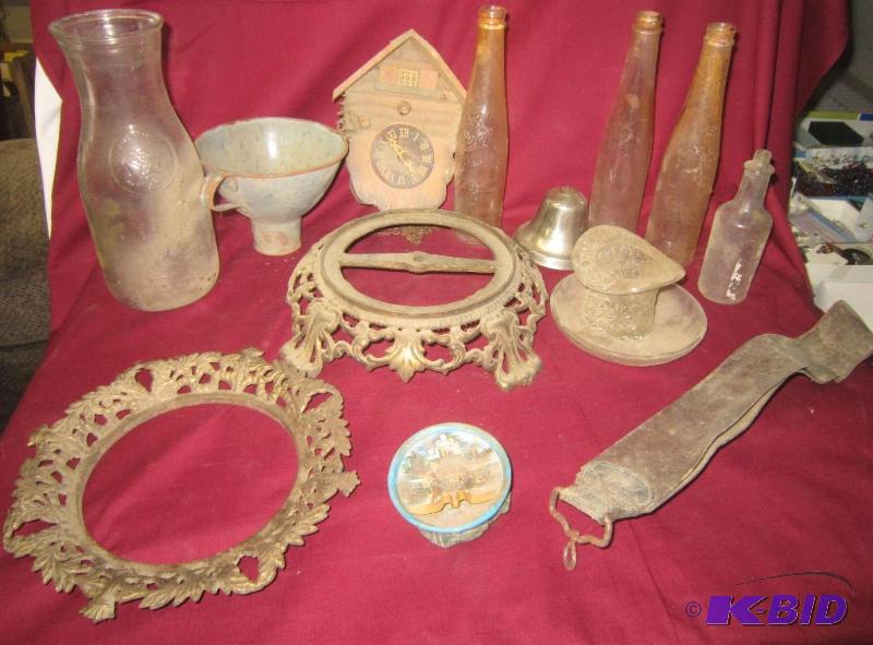 BOX LOT of Antiques