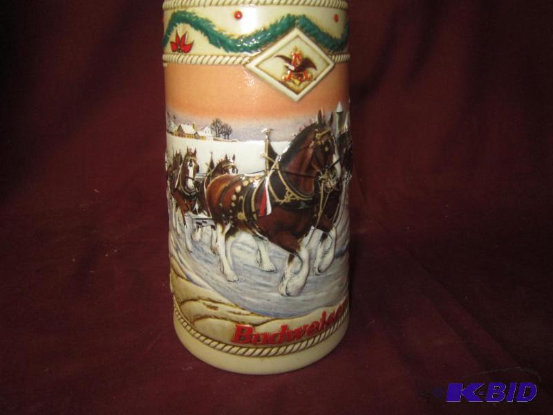 Collectible Stein Budweisser American Homestead 1996