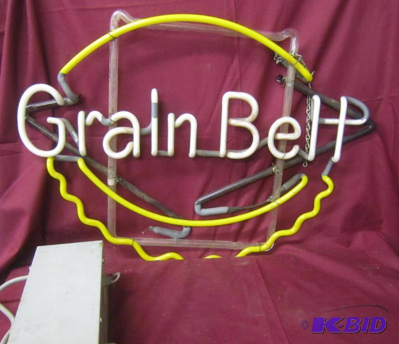 Collectible Grain Belt Sign as is