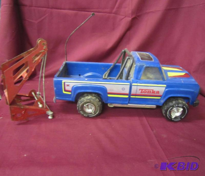 Collectible Blue Tonka Pickup Truck