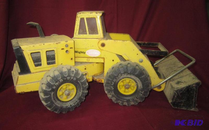Antique Bull Dozer Tonka Yellow