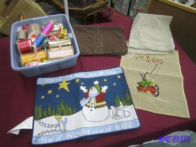 BOX LOT - LINENS