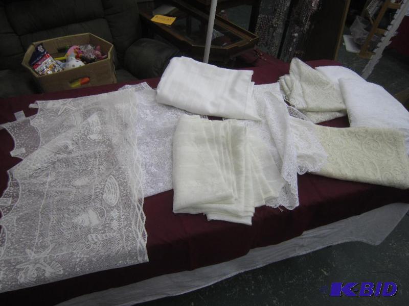 VERY LARGE BOX LOT OF LINENS