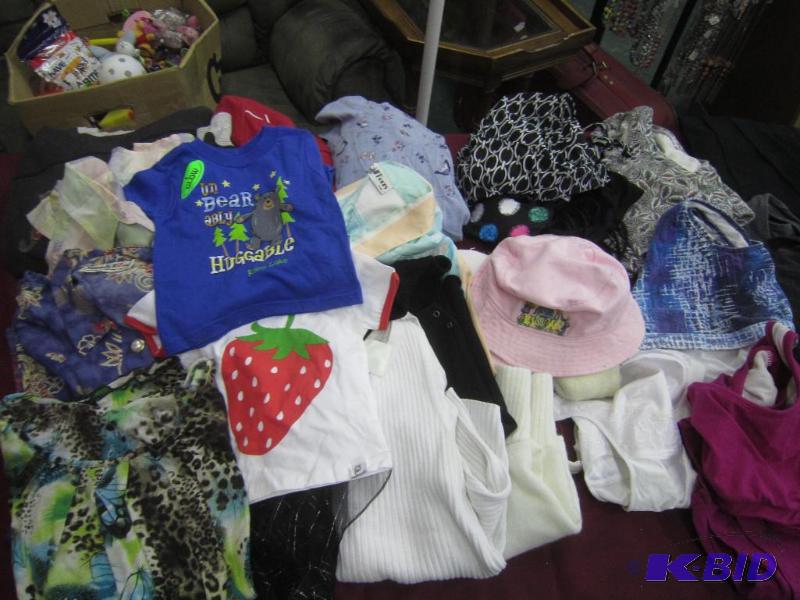 BOX LOT OF CLOTHES