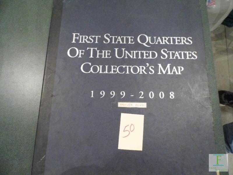 State Quarter Book w Quarters