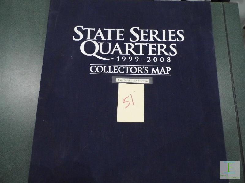 State Quarter Book w Quarters