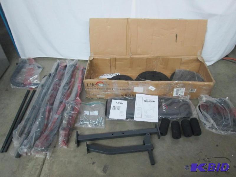 LifeMax Standard Weight Bench Set