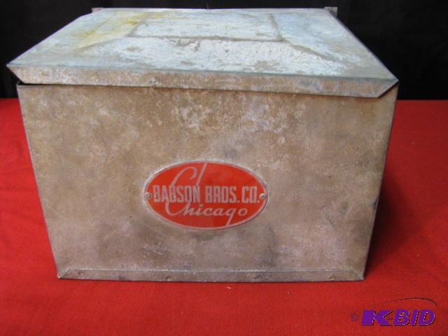 Babson Bros Co. Chicago galvanized&nbspbox...