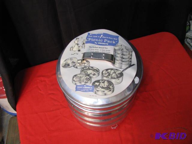 Vintage aluminum&nbspPicnic Pack&nbsp...