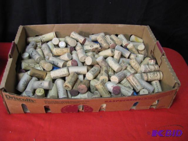 lot of wine bottle corks for art projects...