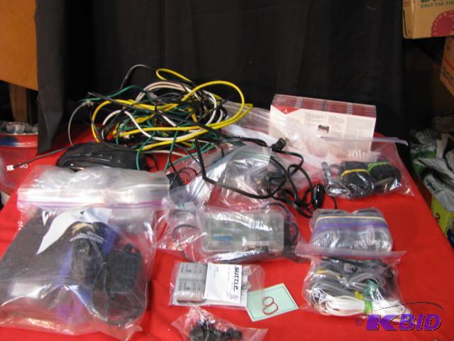 wireless mouse, USB hub link, lynksys modem, ...
