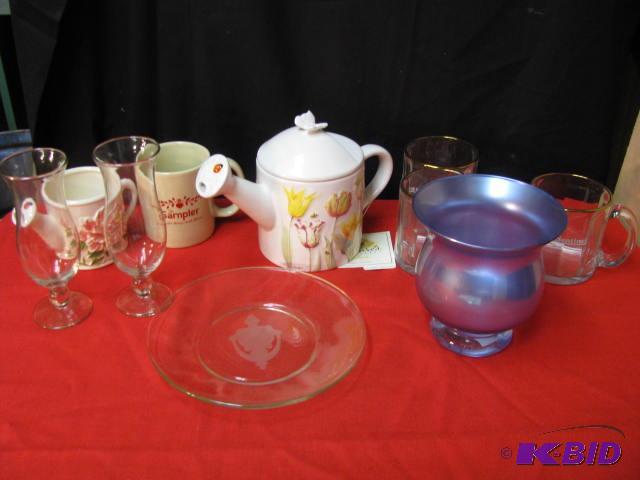 decorative ceramic and glassware...