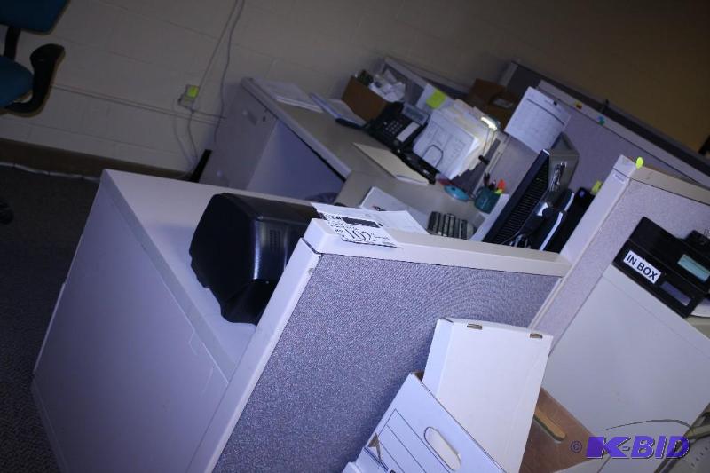 lot 102 image: Lot of (5) Including (2) Walls 30x41 (1) Desk 72x78x28 12 and more, Contents Not Included
