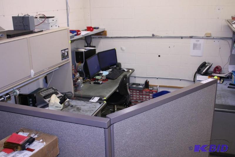 lot 23 image: Lot of (2) Desks Including (1) 36x60x30 and (1) 36x60x65 Contents Not Included.