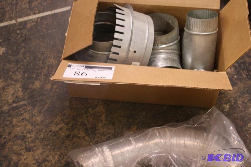 lot 86 image: Box Lot of Ducting Components.