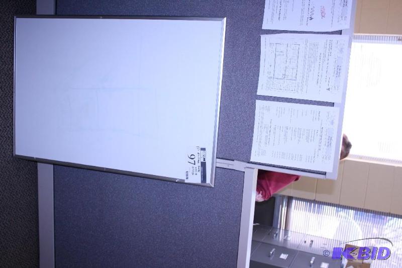 lot 97 image: Lot of (2) Dry Erase Boards (1) 24x18 and (1) 24x36.