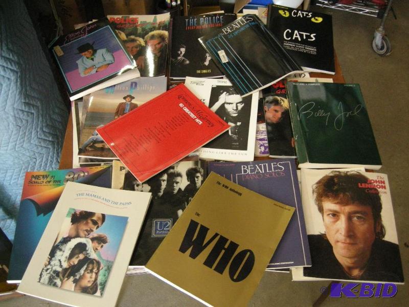 lot 126 image: Hal Leonard Music book collection