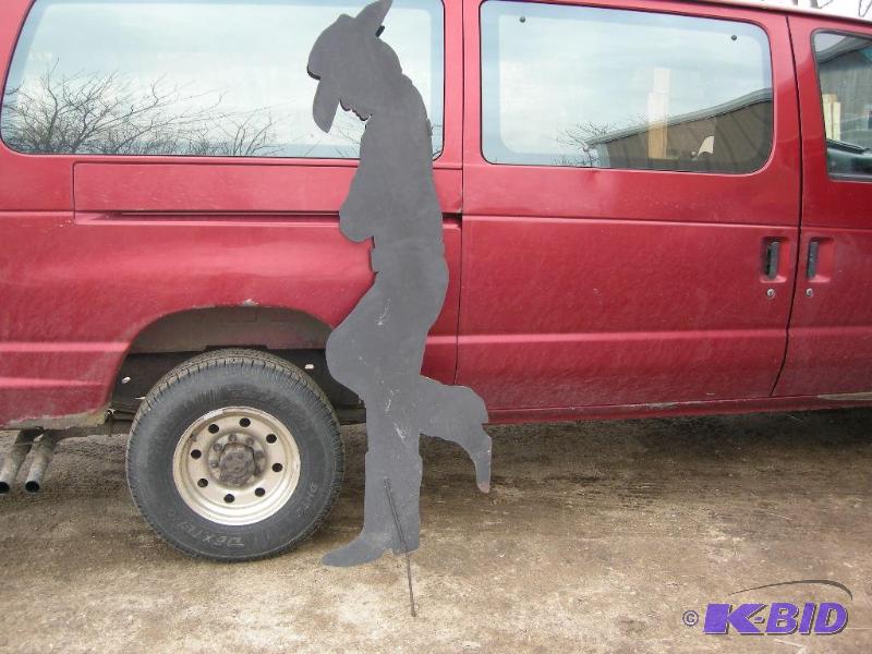 lot 145 image: Metal Shadow Cowboy