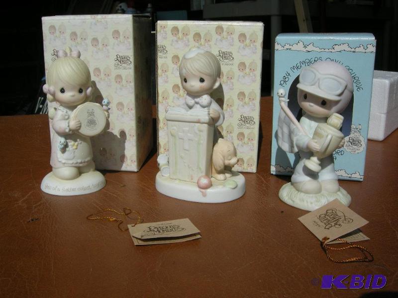 lot 150 image: 3 Precious Moments figurines