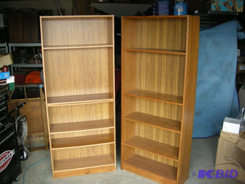 lot 7 image: Danish bookshelves