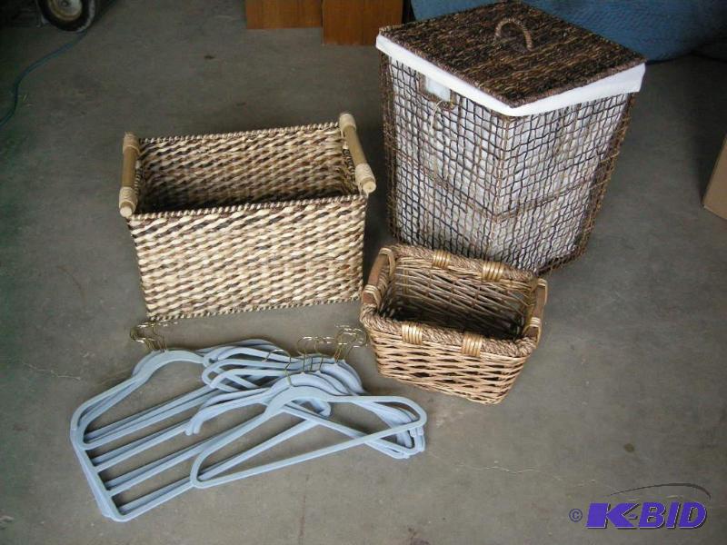 lot 71 image: BasketsDesigner hangers