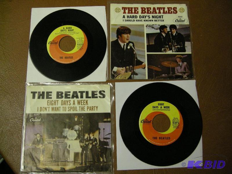 lot 80 image: The Beatles 45s