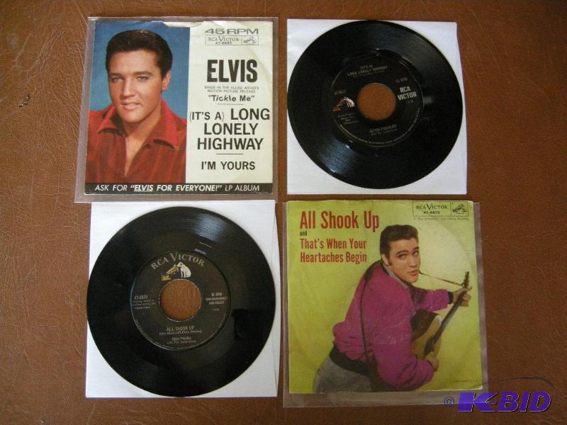 lot 82 image: Elvis 45s