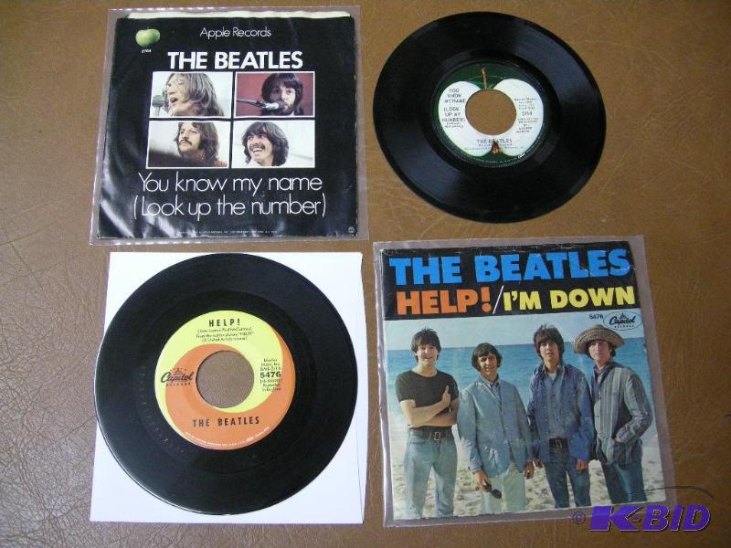 lot 83 image: The Beatles 45s