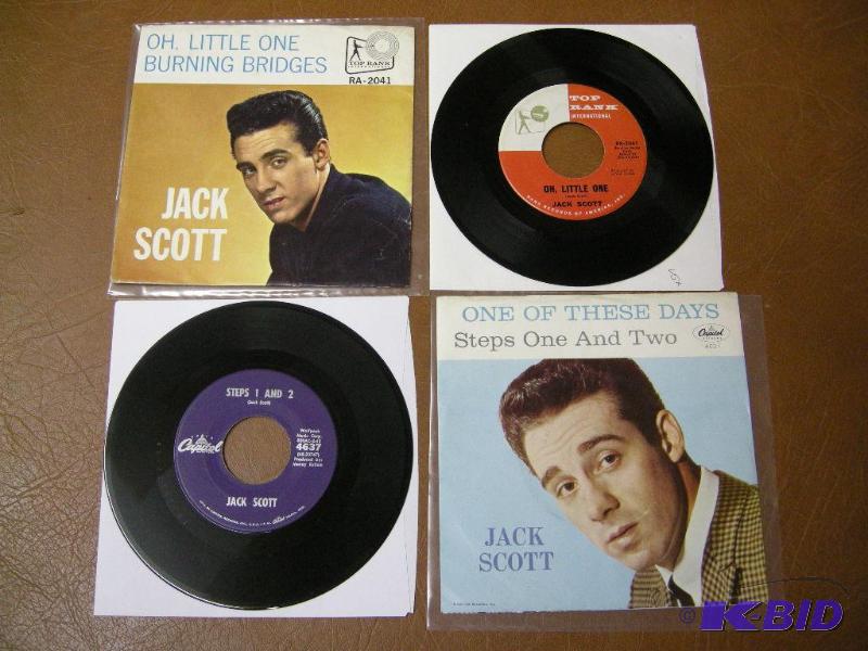 lot 87 image: Jack Scott 45s