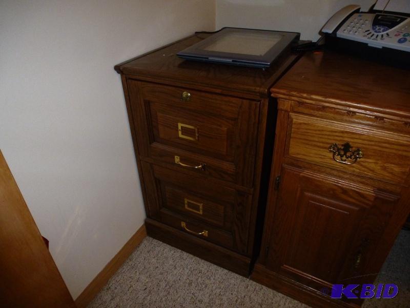 Amish hand made Oak file cabinet 19&quot wi...
