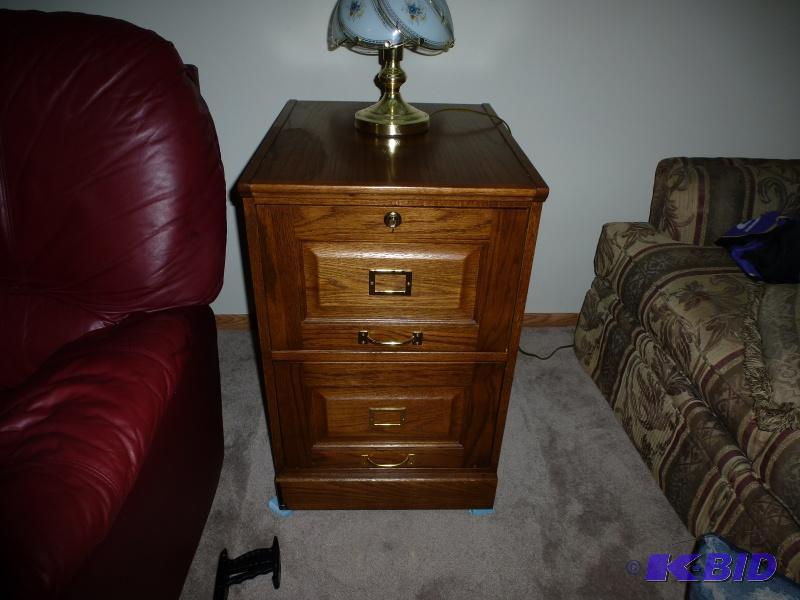 Amish hand made Oak file cabinet 19&quot wi...