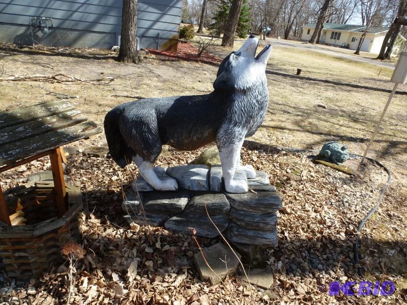 The Wolf Tree Carving This is a solid tree c...