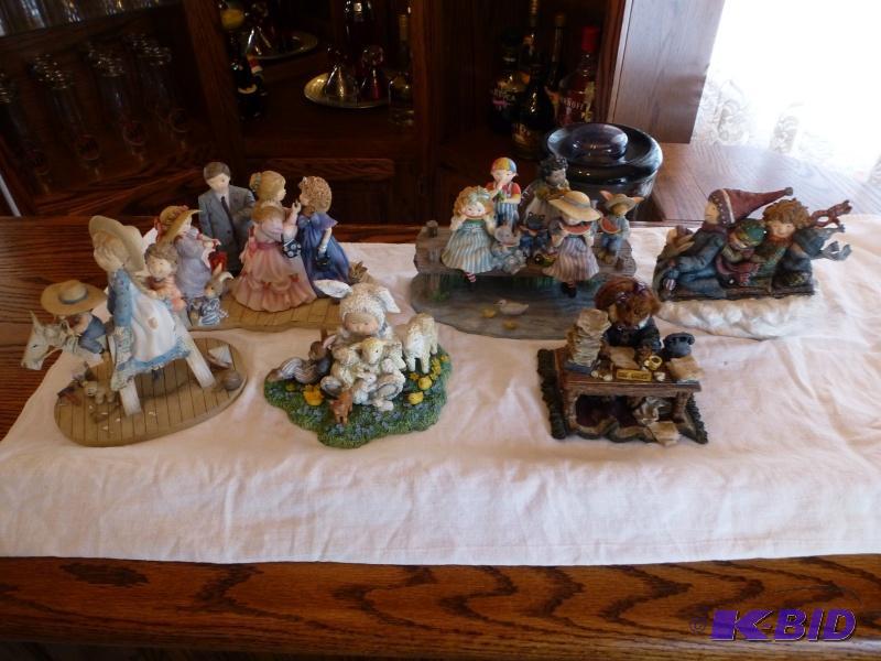 Antique Lang &amp Wise Figurine set 6 piece...