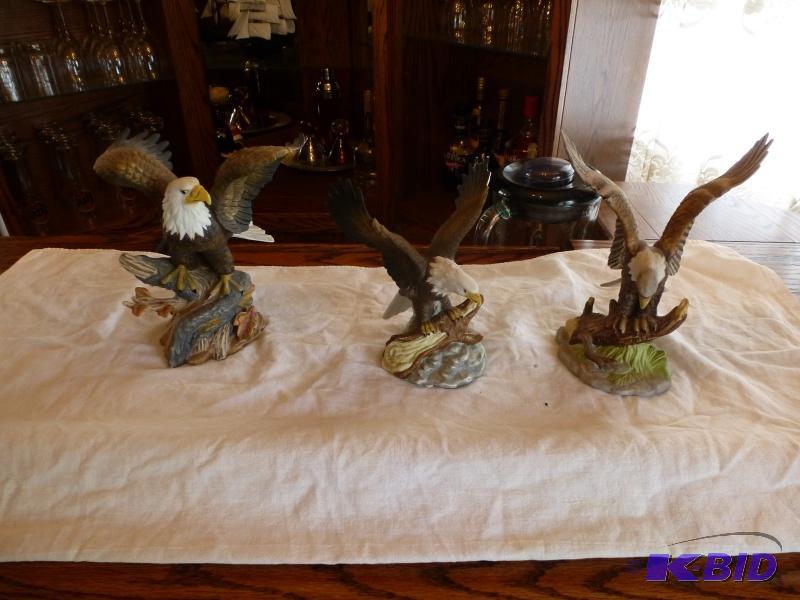 Antique Eagle Statues 3 Eagle Statues for on...