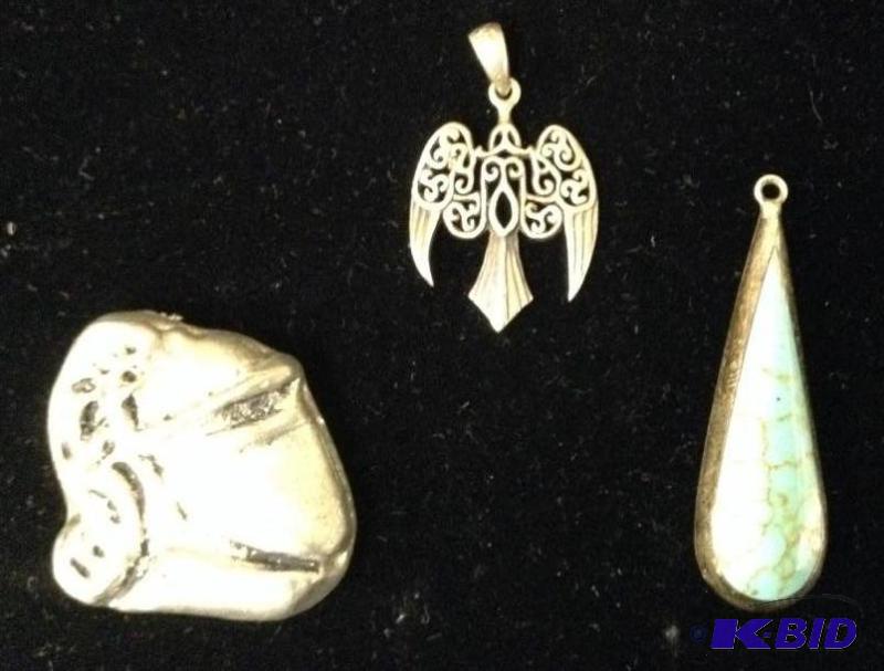 lot 3 image: 925 Pendants