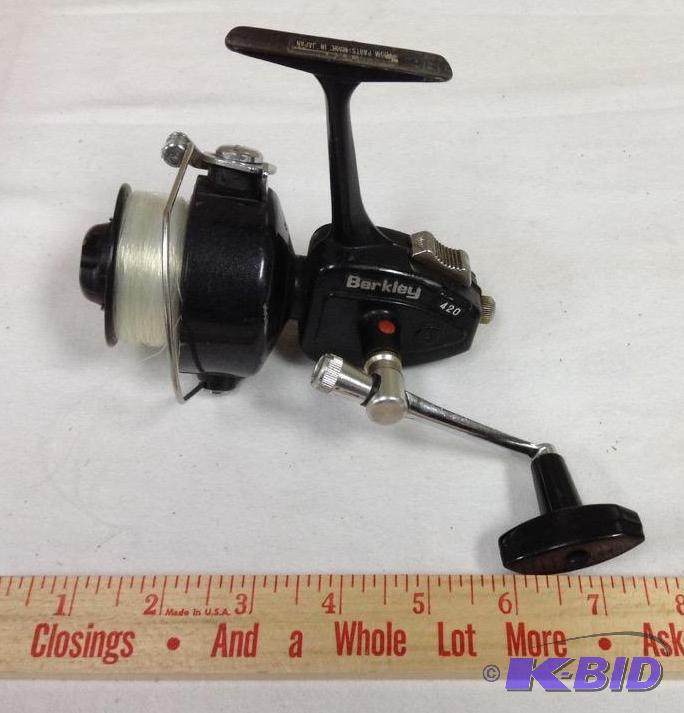 2 Vintage Berkley 420 Fishing Reels April Consignment Auction KBID