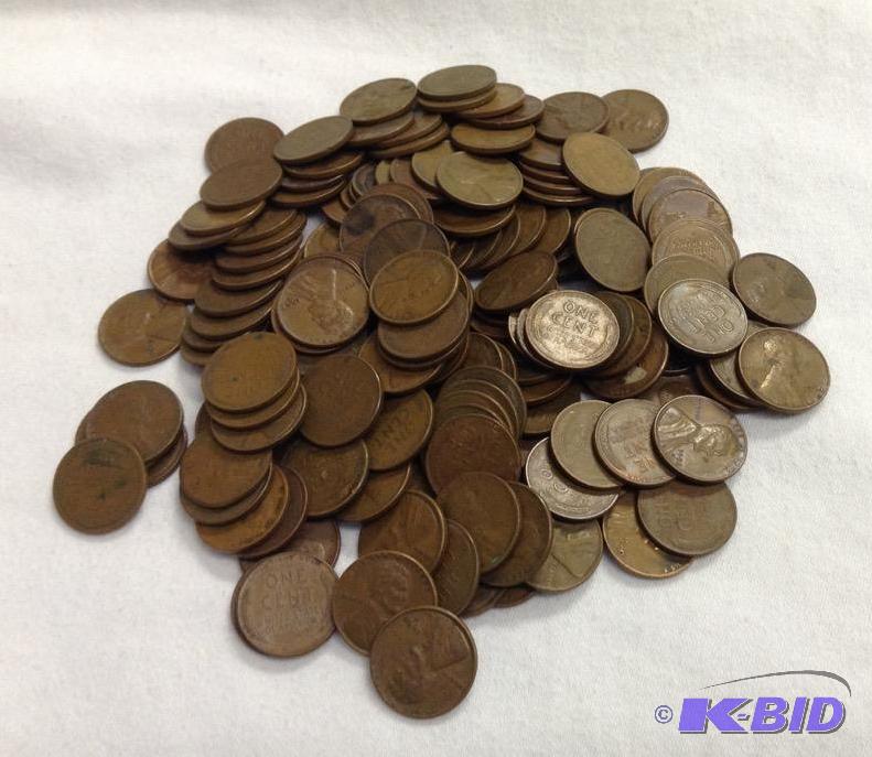 lot 7 image: Lot of Wheat Pennies