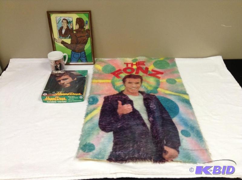lot 75 image: Happy Days Fonzie Memorabillia