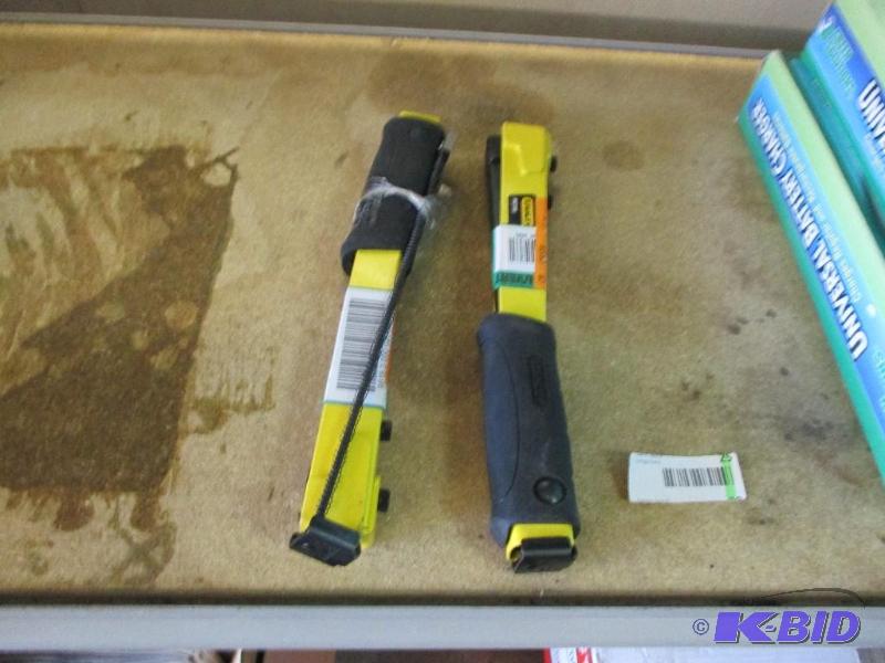 2 hammer staplers...