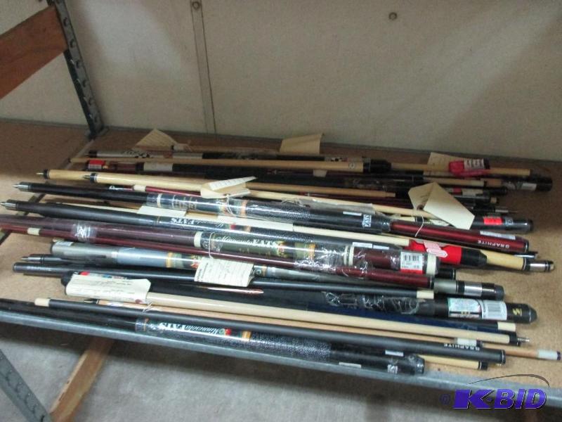 Pool cues, may be mismatched...