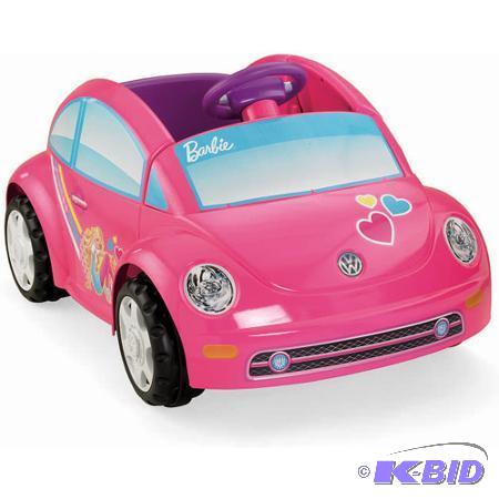 New Fisher Price Power Wheels Barbie VW Beetl...