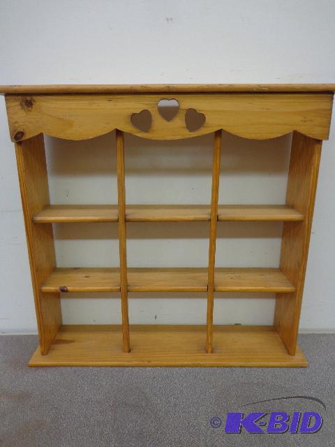 lot 107 image: Wooden Shadow Box   20 x 22 x 5 ...