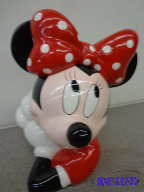 lot 112 image: Disney Minnie&nbspMouse Cookie Jar   Very go...