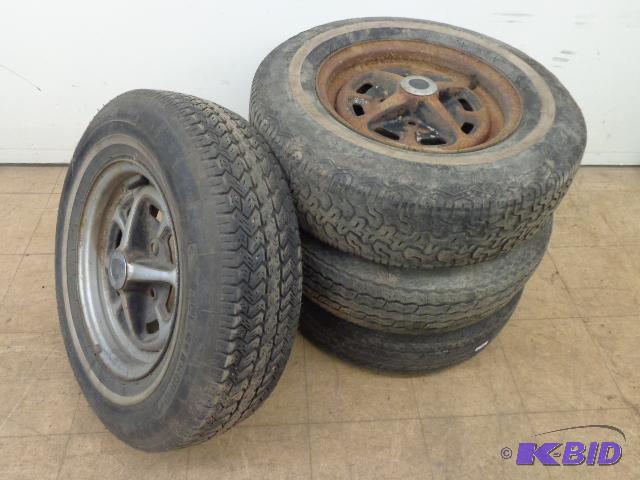 lot 132 image: 4 Tires   2-The Rain Grappler, tubeless, BR78...