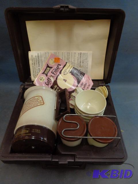 lot 145 image: Kar-N-Home&nbspCoffee Maker Travel Kit   4 c...