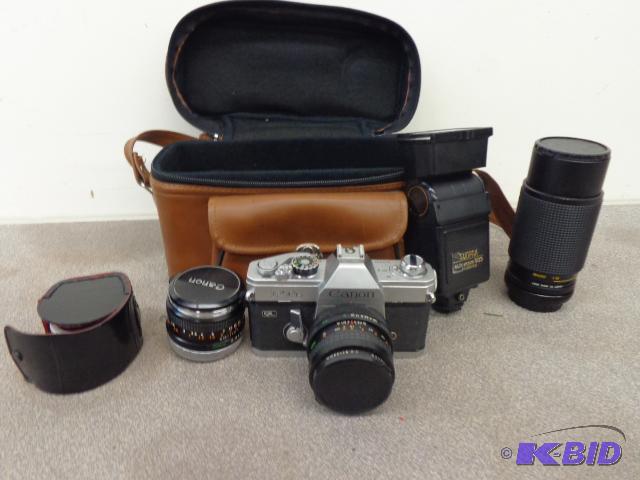 lot 177 image: Cannon FTB Auto Zoom Camera with Case   #933 ...