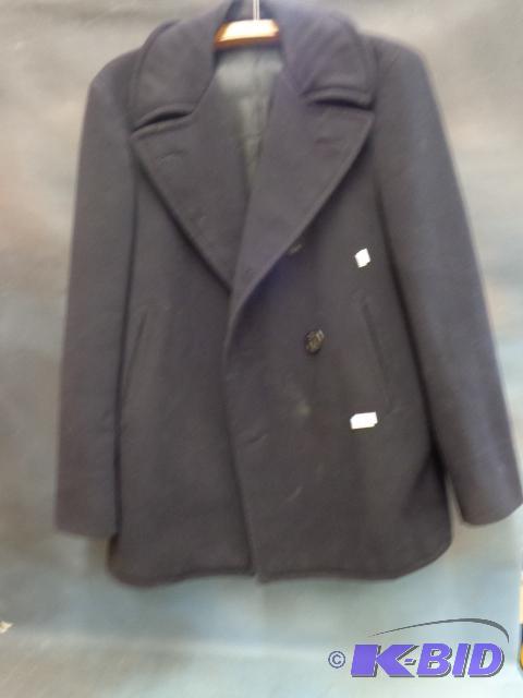 lot 188 image: Authentic Navy Peacoat   XL ...