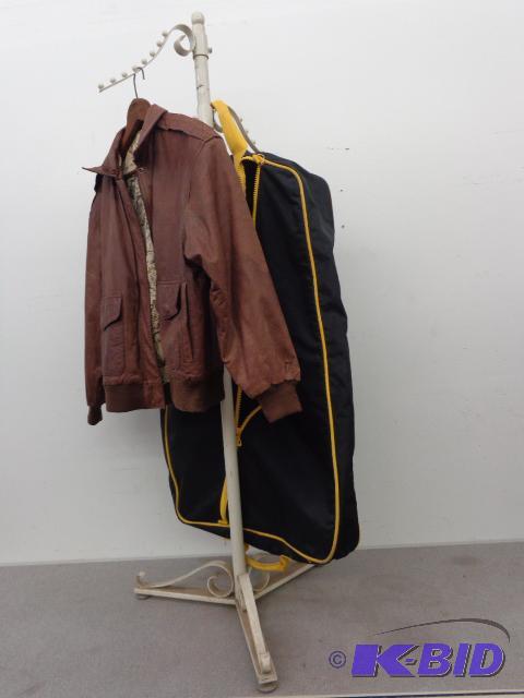 lot 195 image: Boundary&nbspWater Leather Jacket with Zip U...