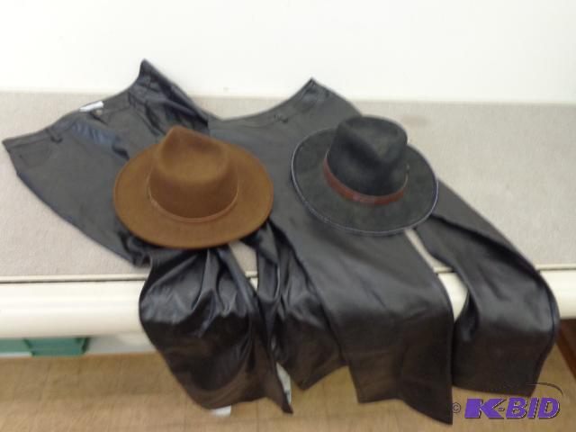 lot 200 image: Leather Pants and Cowboy Hats   Kathy Ireland...